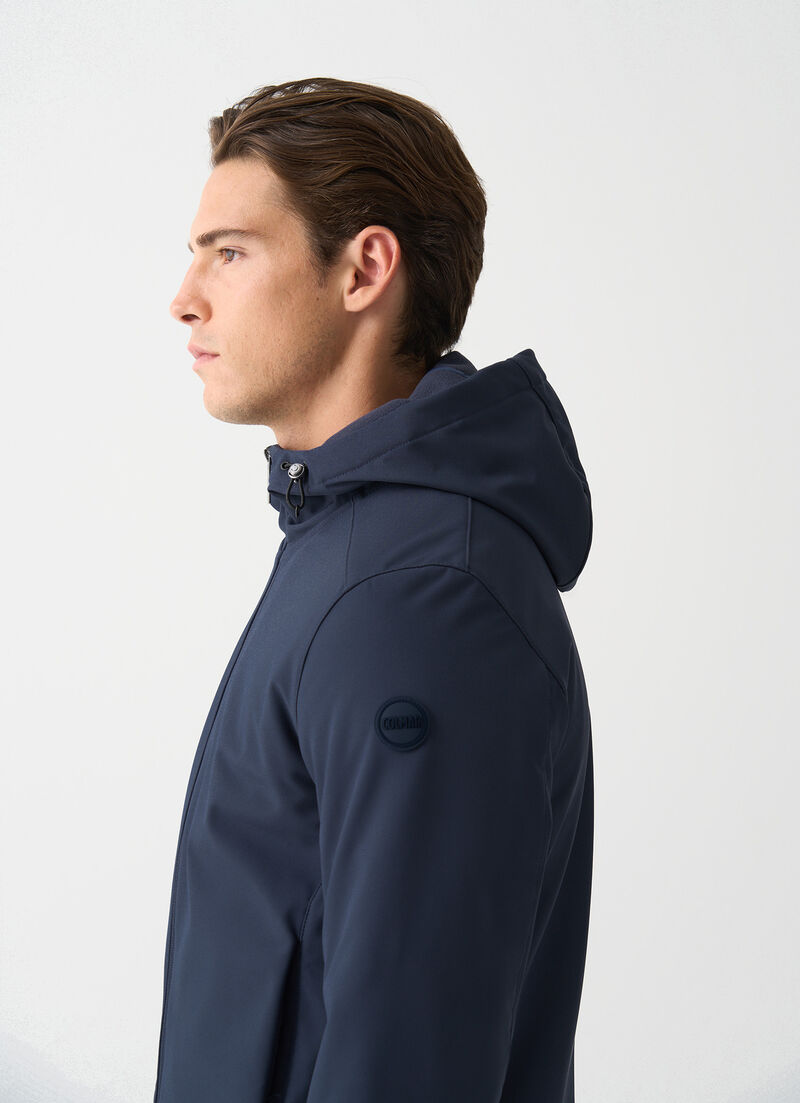 Autumn-weight softshell jacket