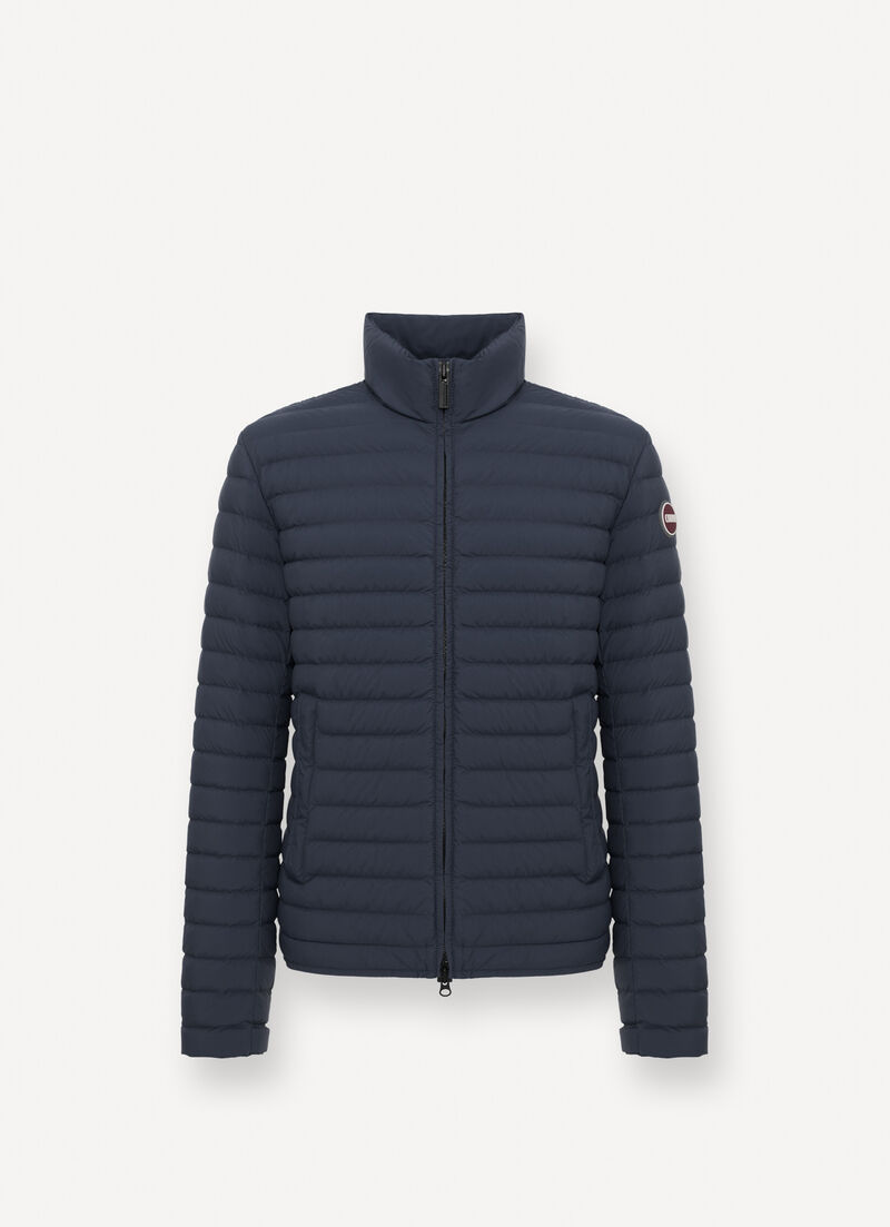 Light down jacket with padded collar