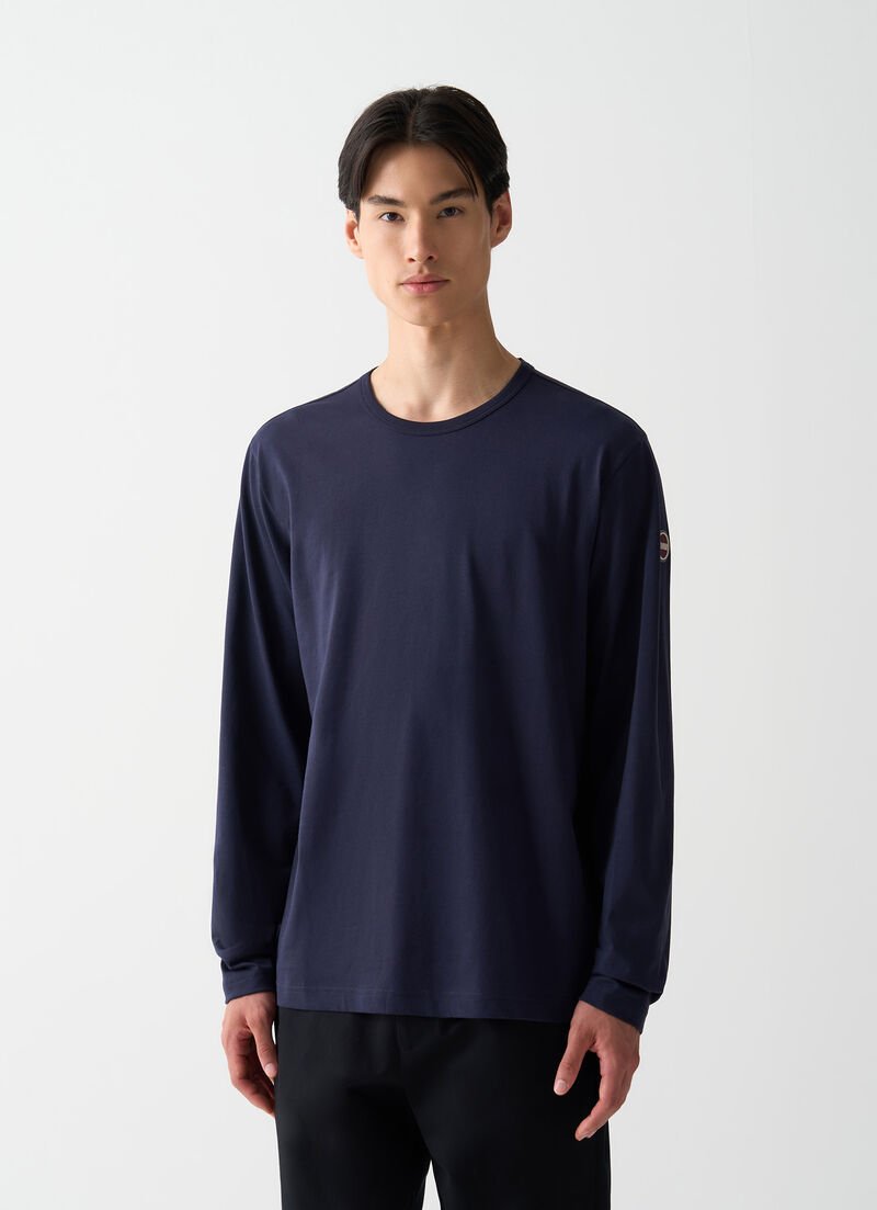Long-sleeved cotton T-shirt
