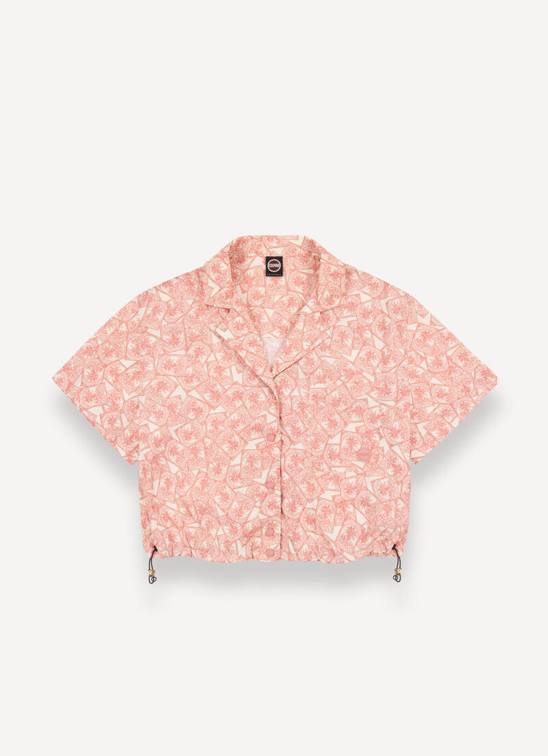 Shirt in water-repellent nylon