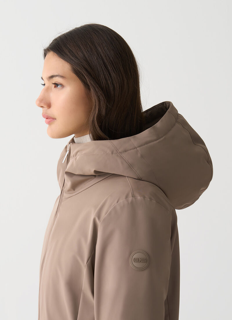 Waterproof down jacket