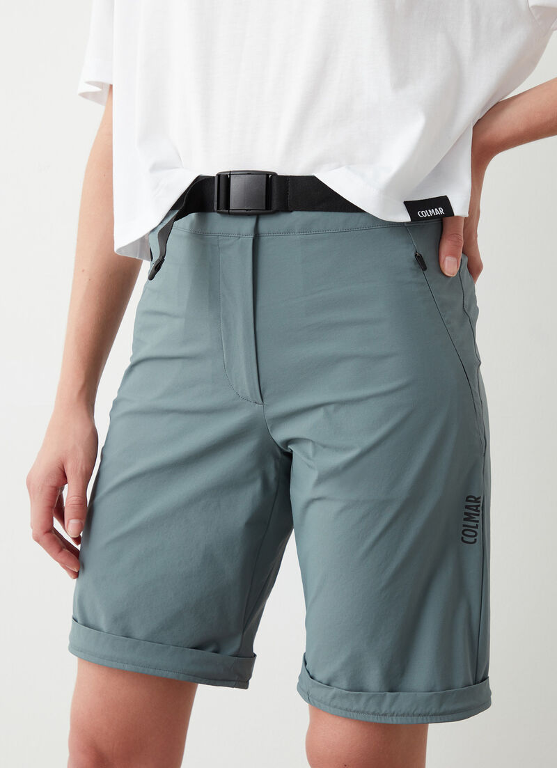 Technical zip-off trousers