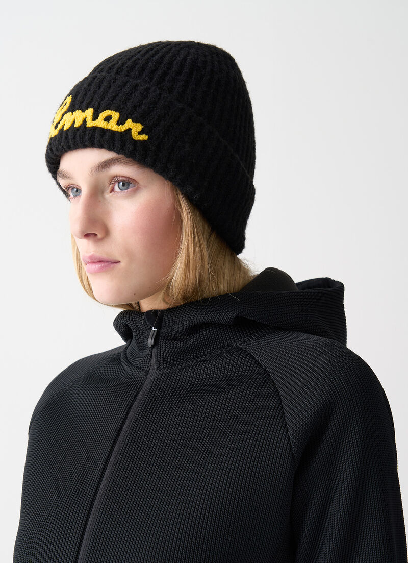 Knit fleece ski sweatshirt