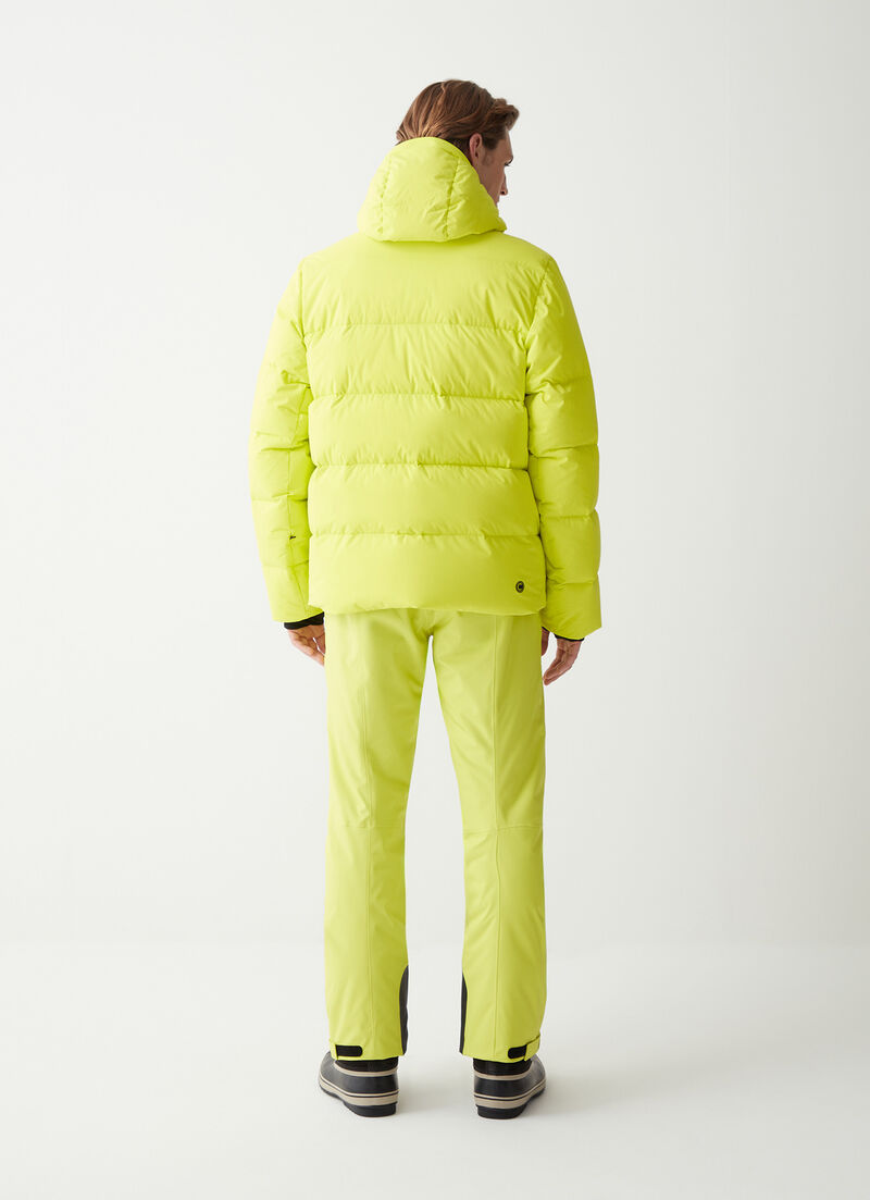 Extra-warm puffy ski jacket