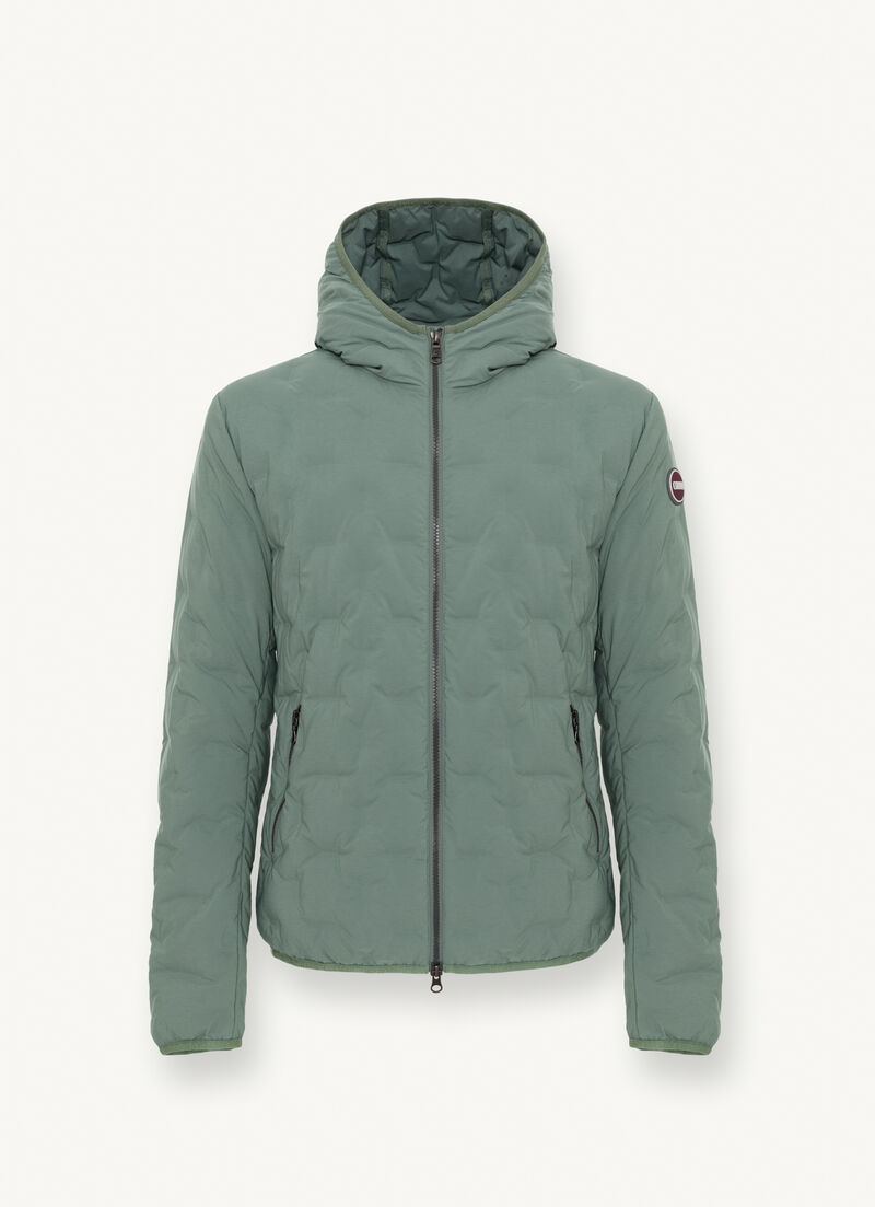 Quilted jacket with hood