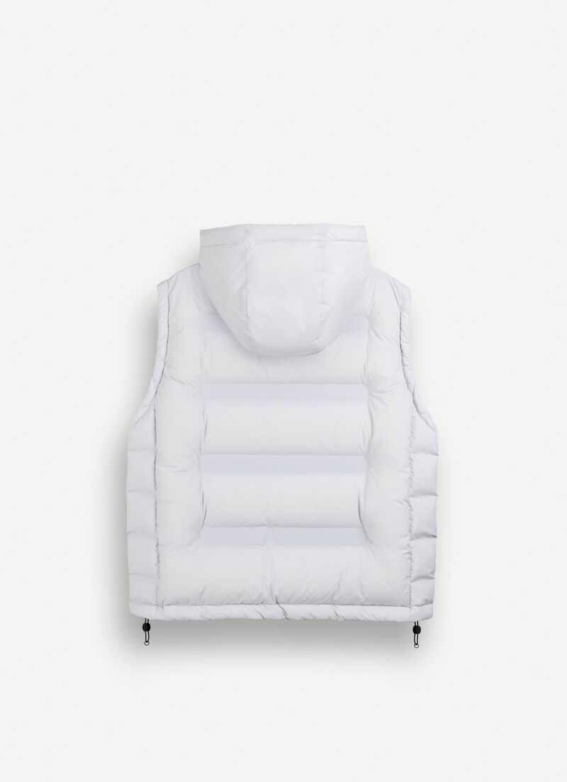 Matte gilet with diagonal design