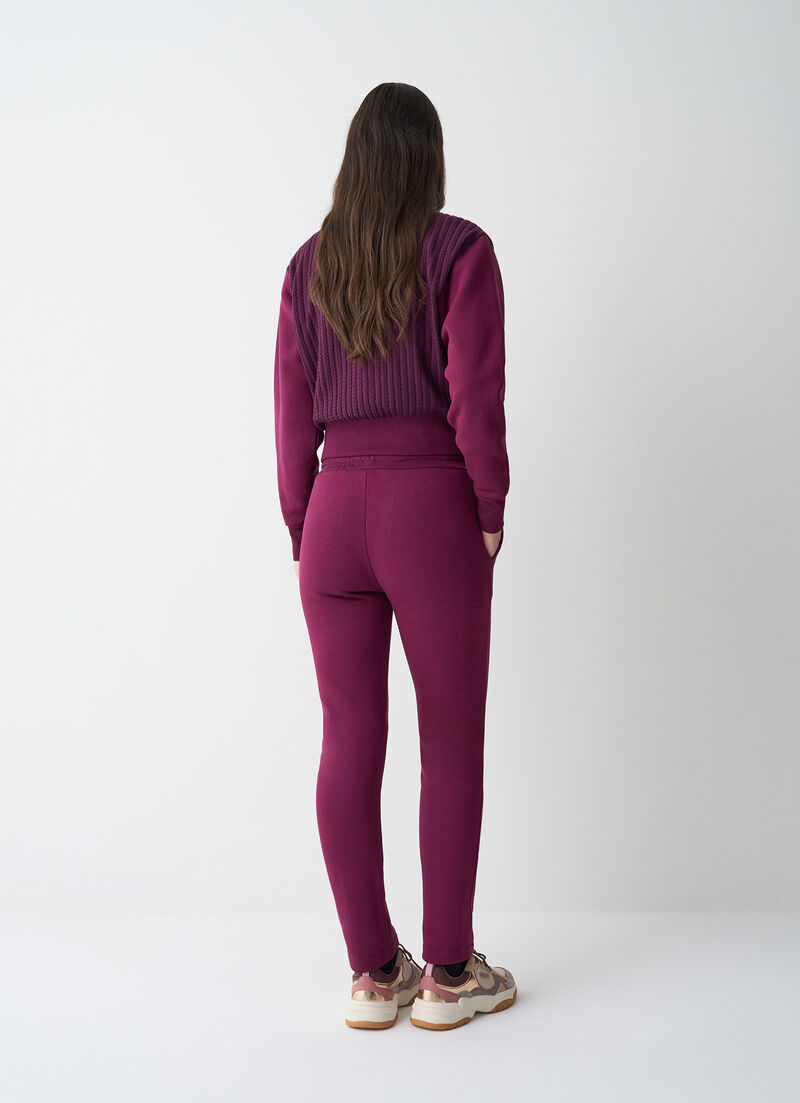 Tracksuit bottoms with drawstring