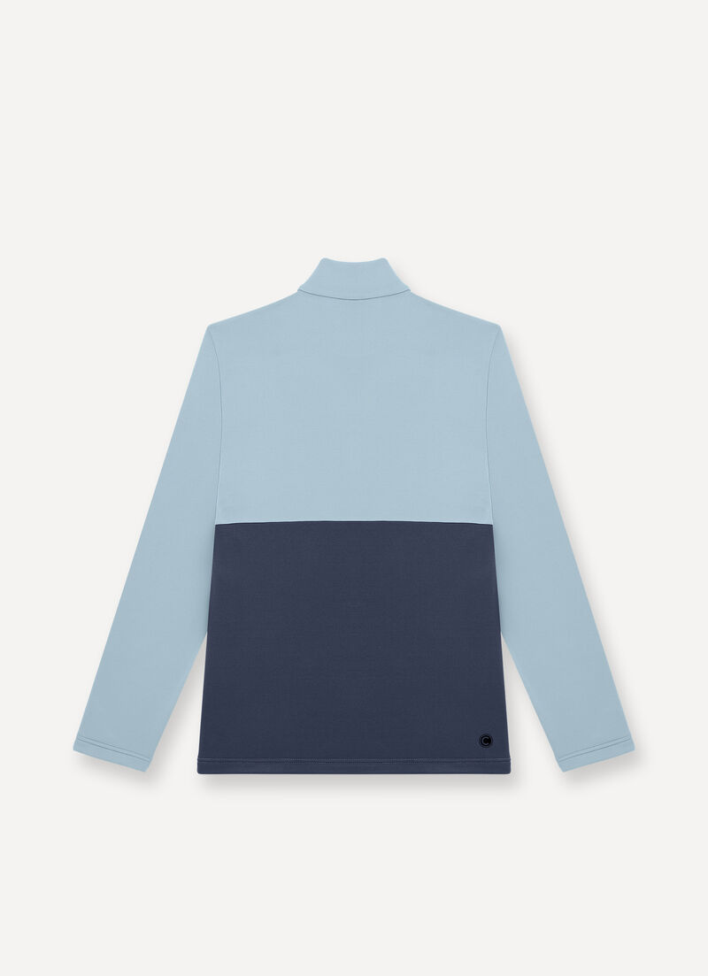 Colour-block stretch ski fleece