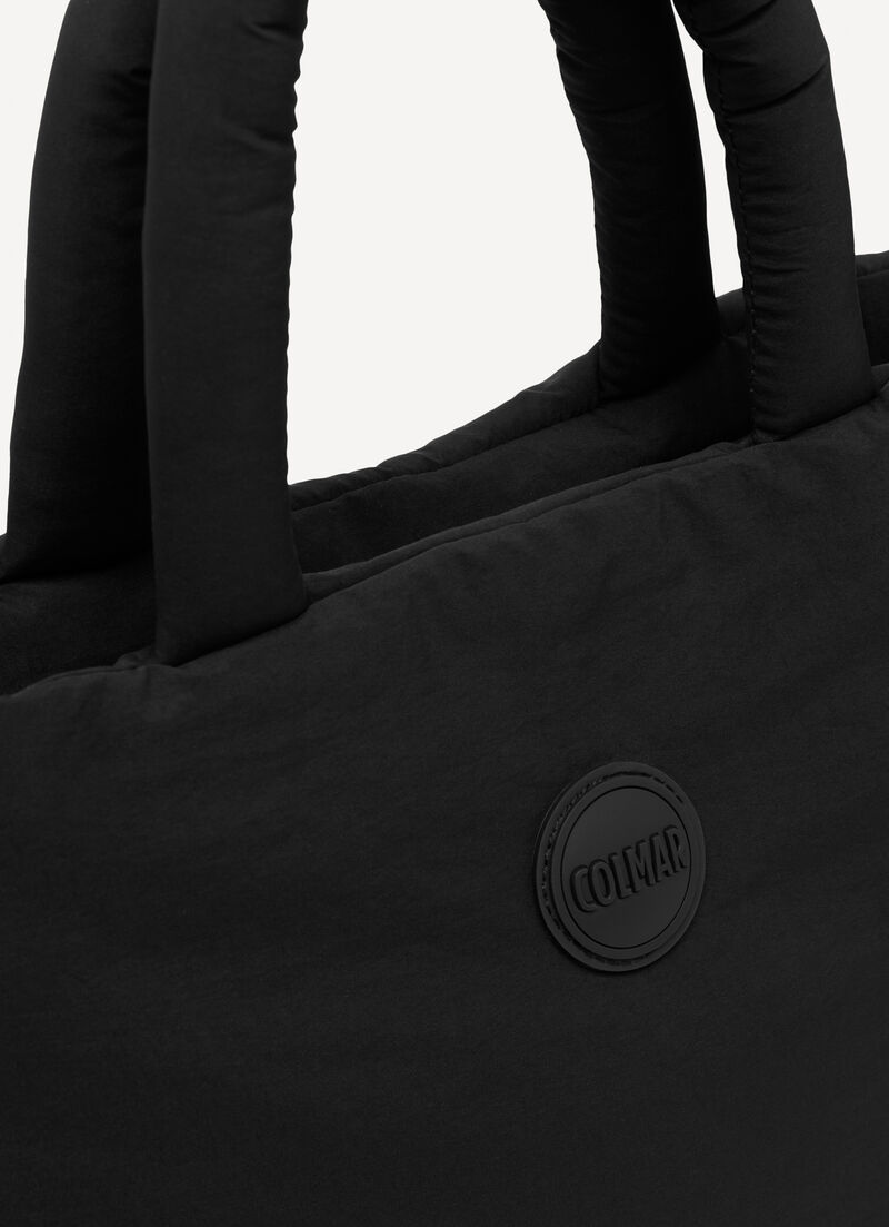 Puffy tote bag