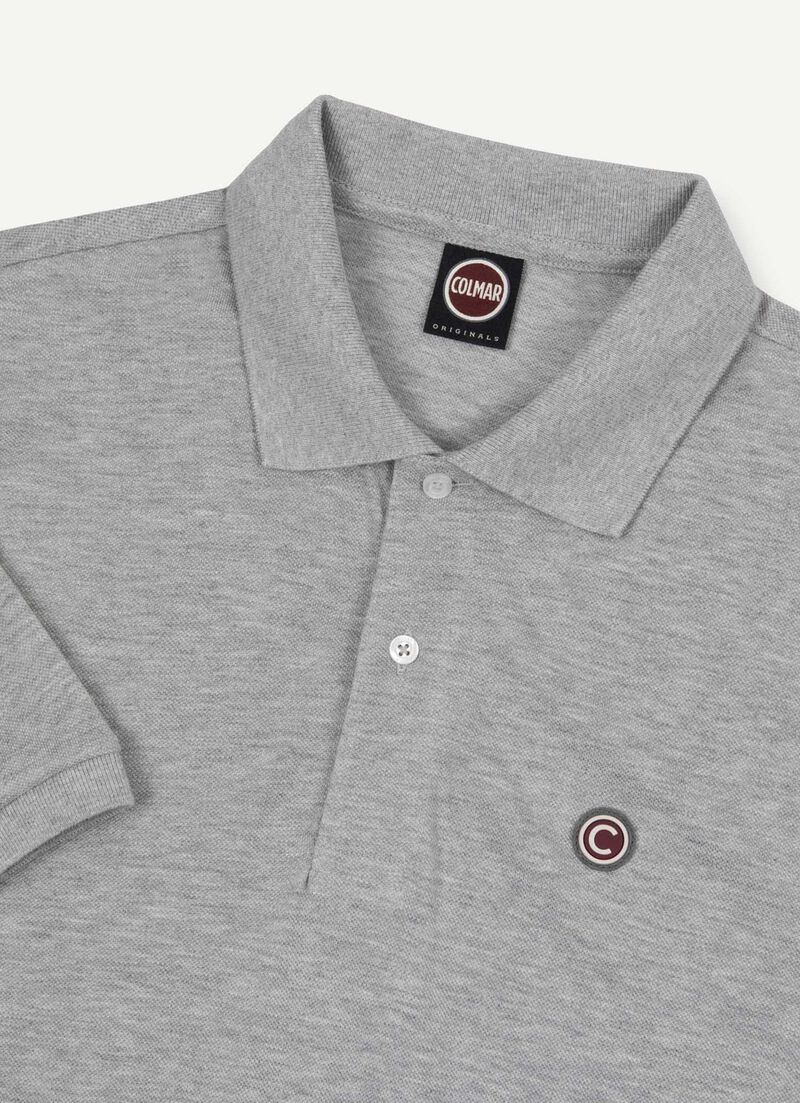 Piqué polo-shirt with ribbed trims