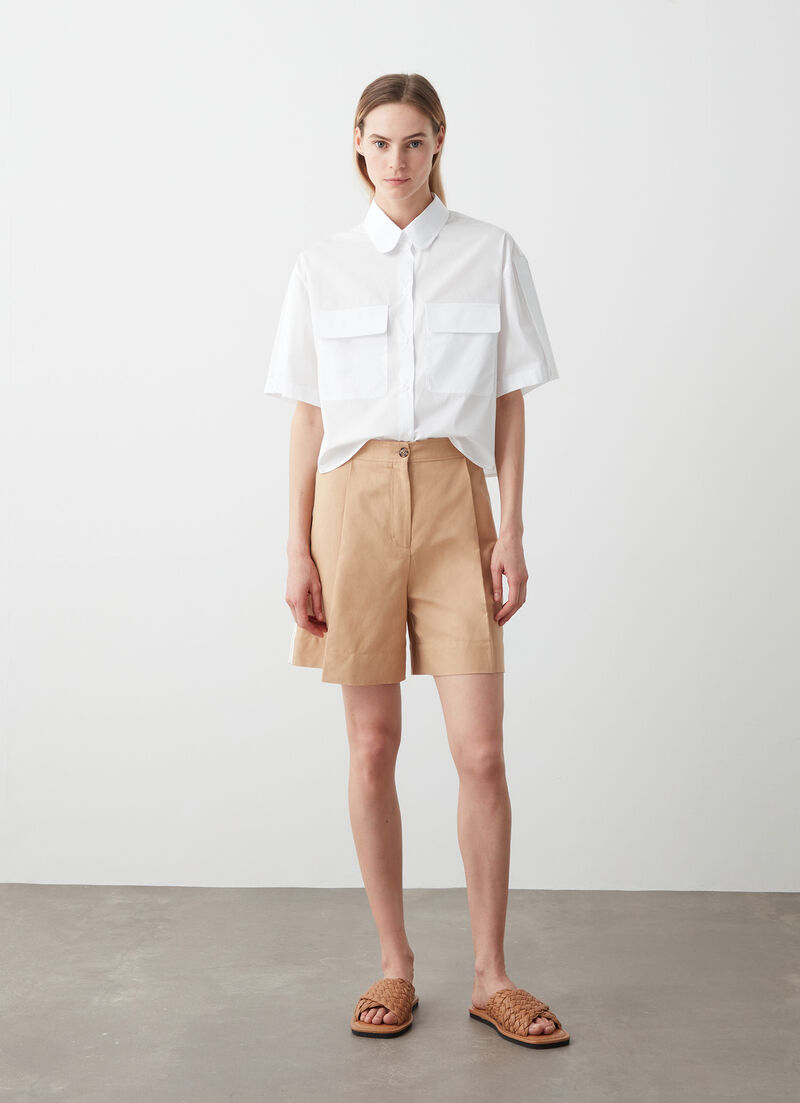 Linen bermudas