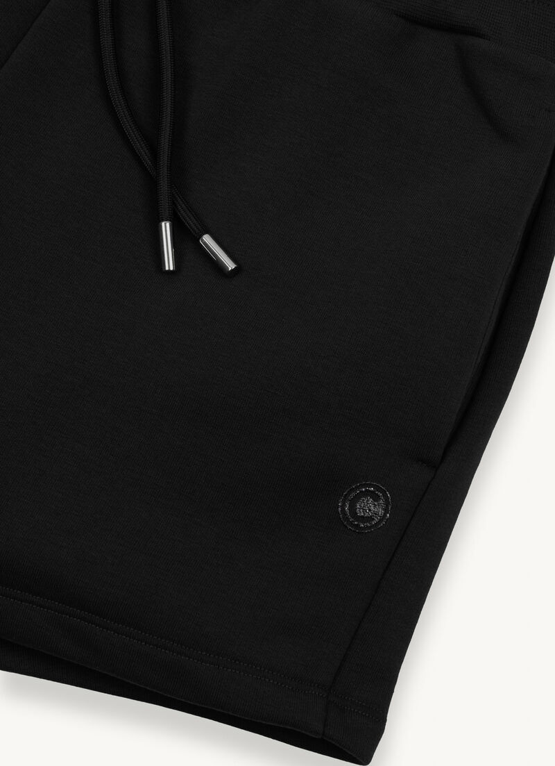 Cotton-blend fleece shorts