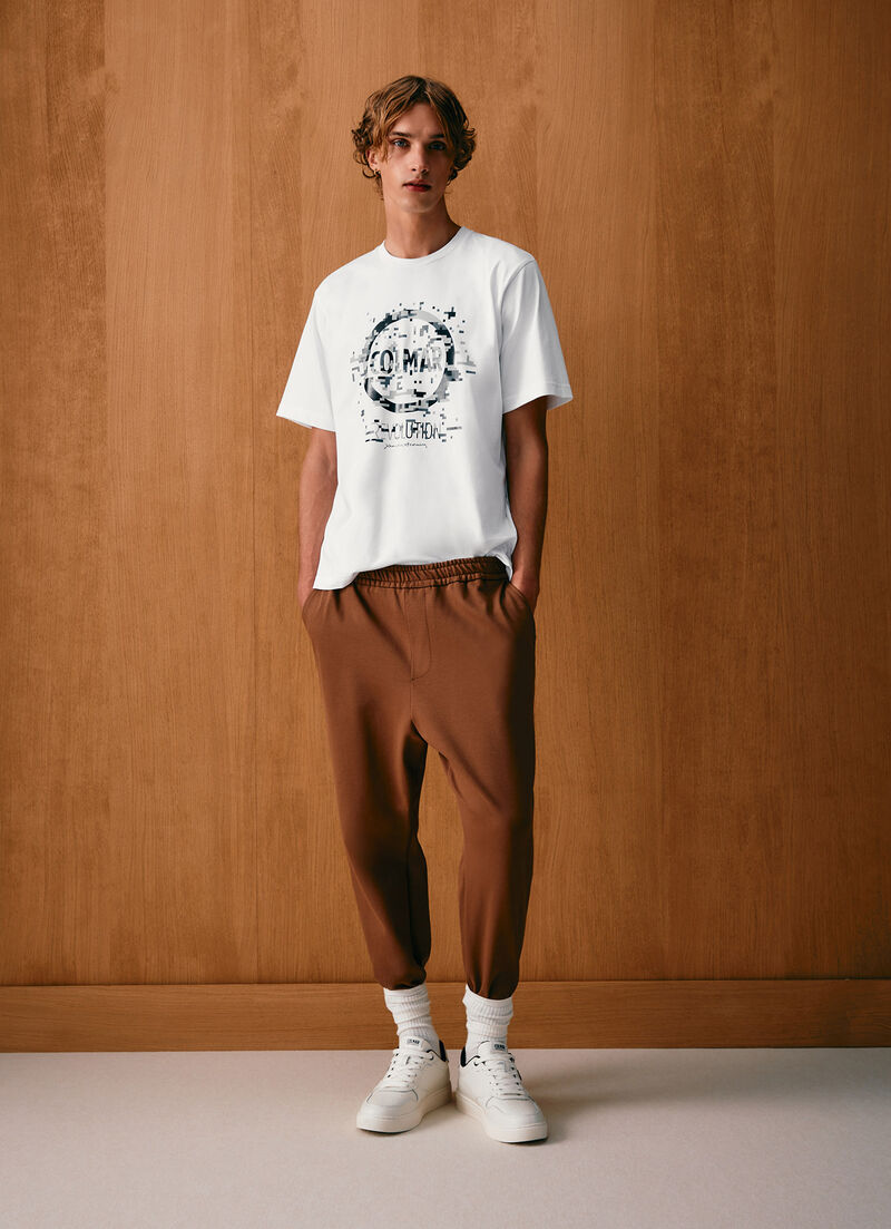 Crew-neck T-shirt with logo