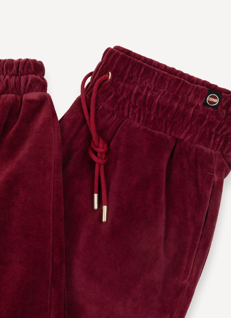 Velvet sweatpants