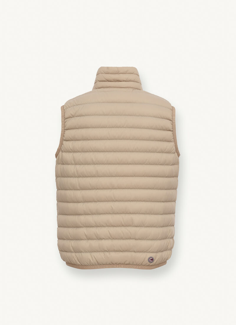 Quilted down gilet