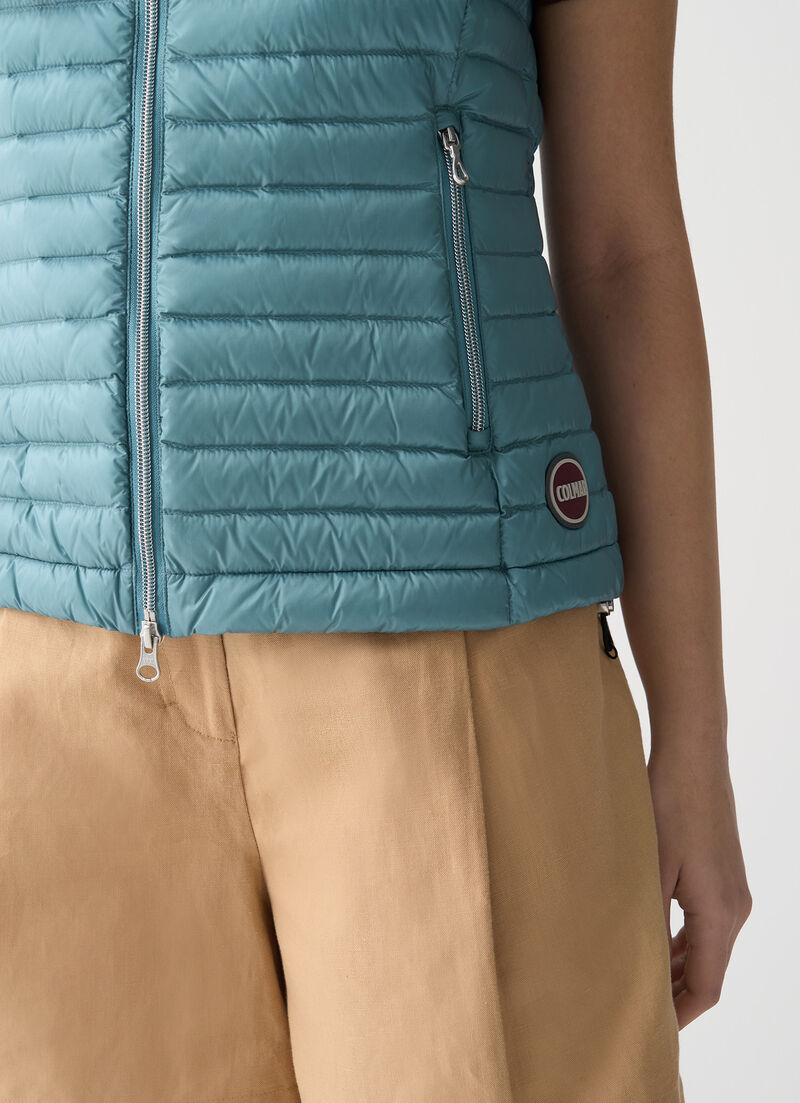 Quilted down gilet