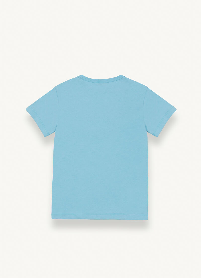 Cotton T-shirt with maxi Colmar logo