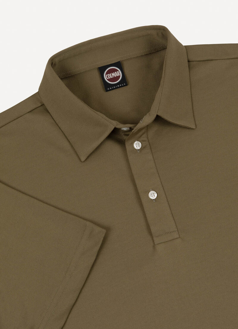 Stretch polo-shirt