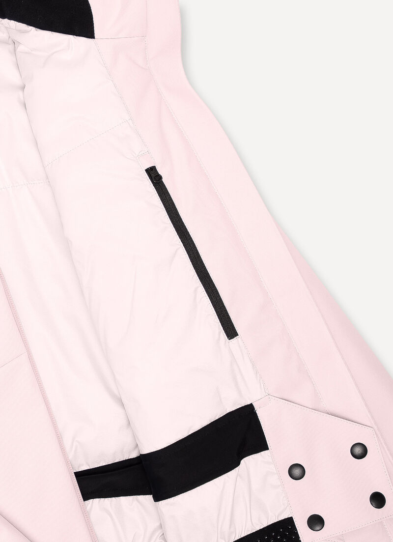 Two-fabric ski jacket