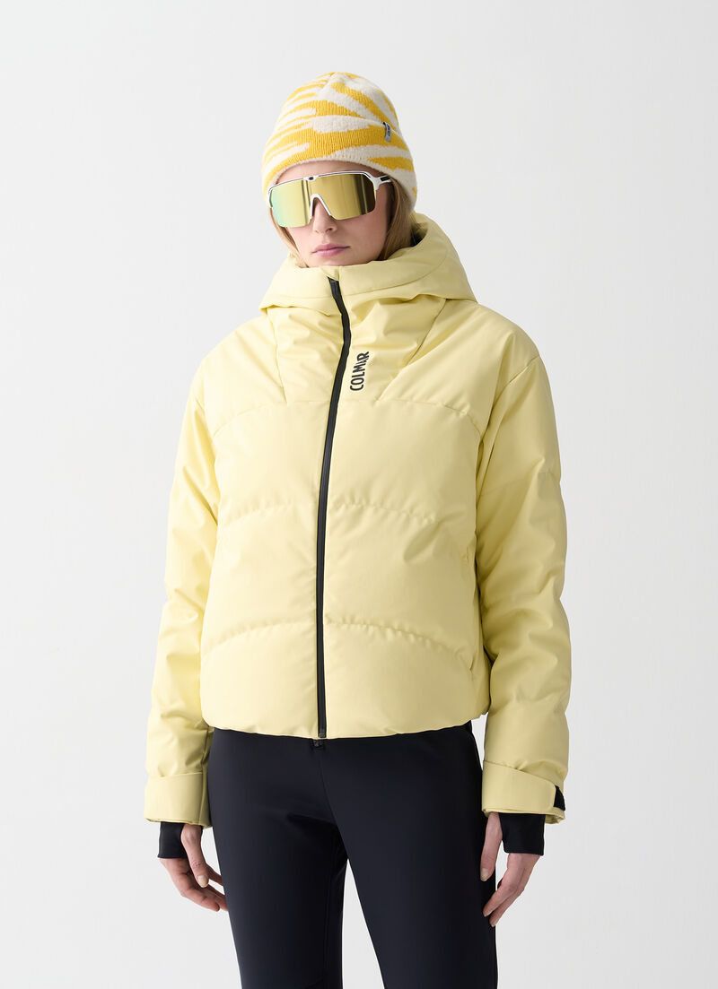 Cropped padded ski jacket