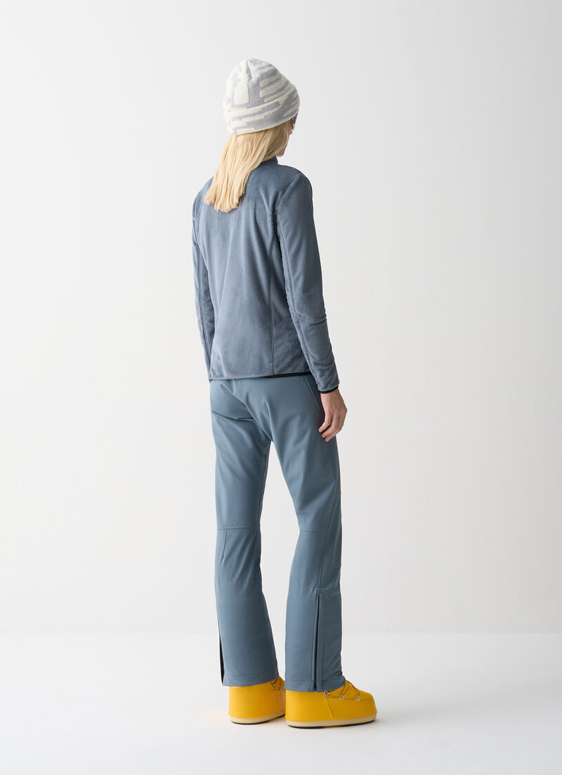 Plush-effect ski fleece