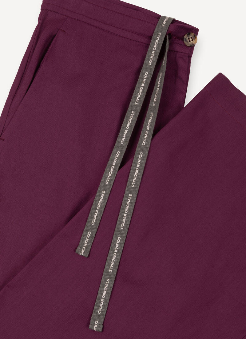 Cotton flannel trousers