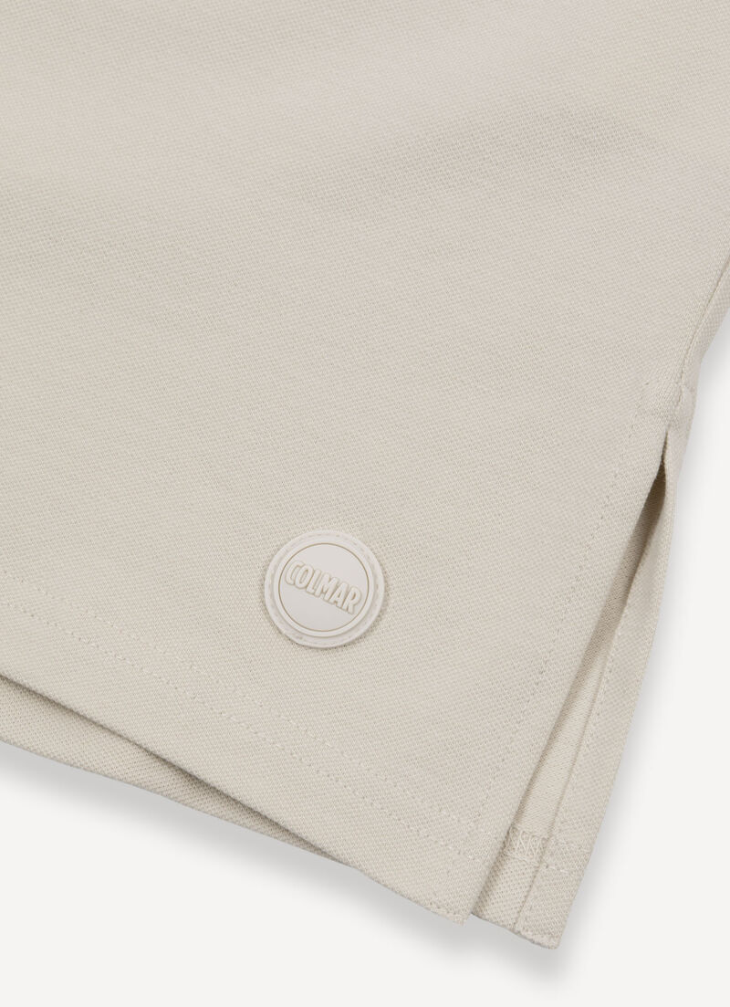 Sleeveless polo-shirt