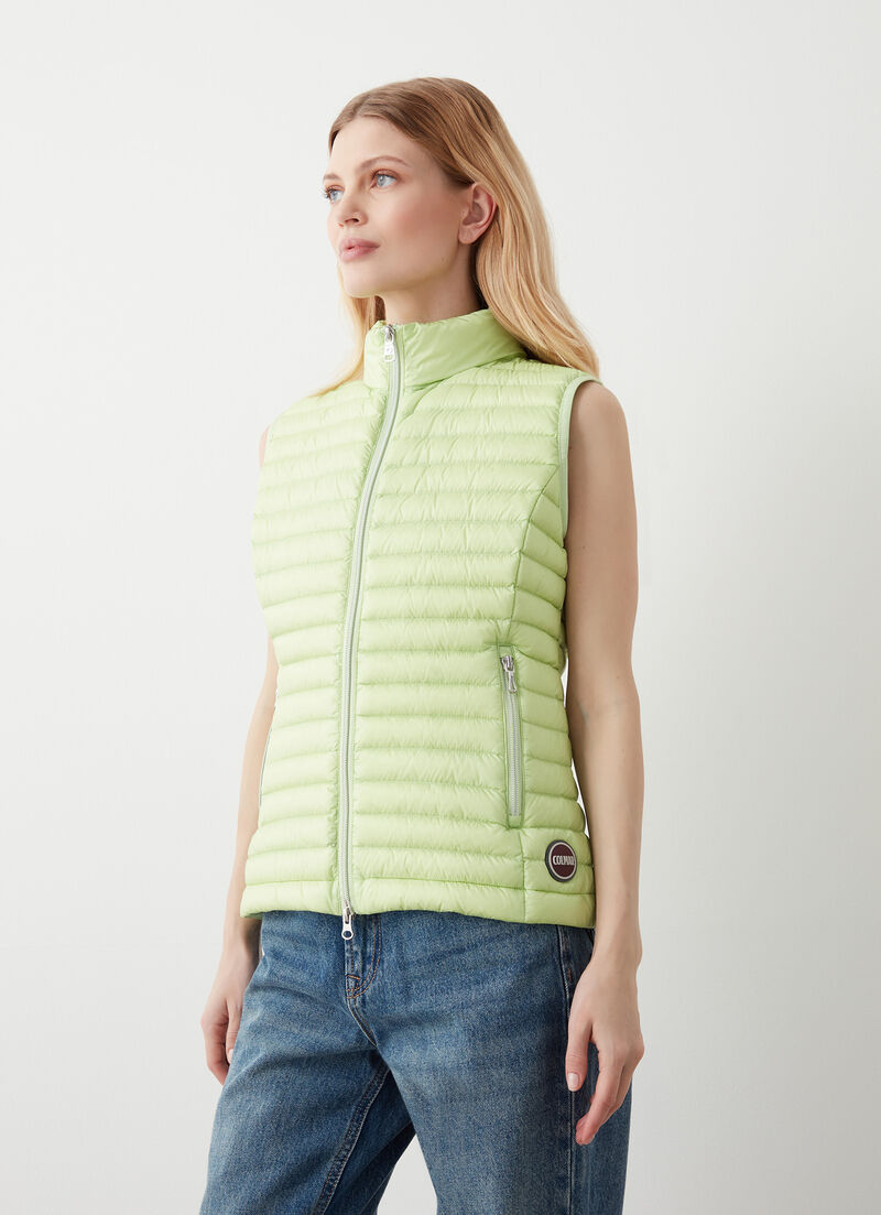 Quilted down gilet