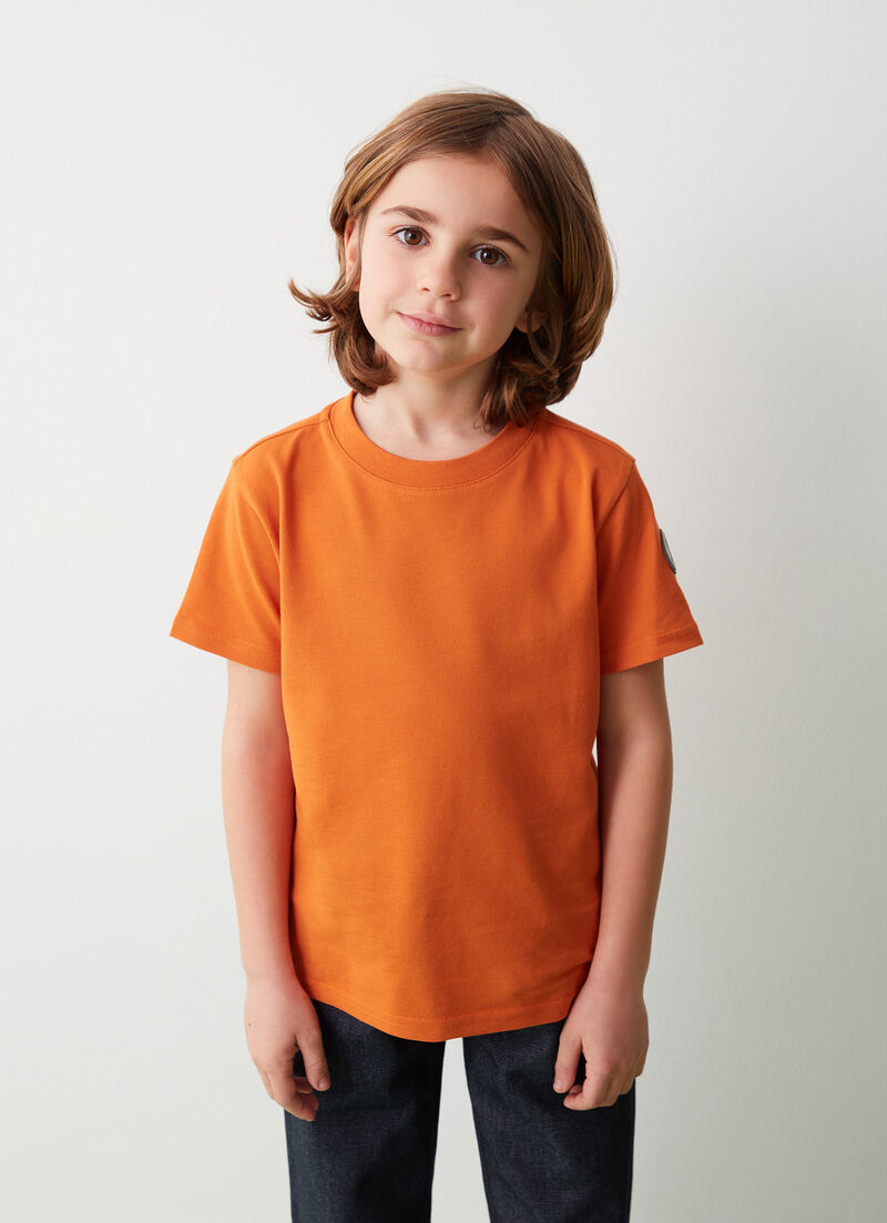 Cotton pique T-shirt