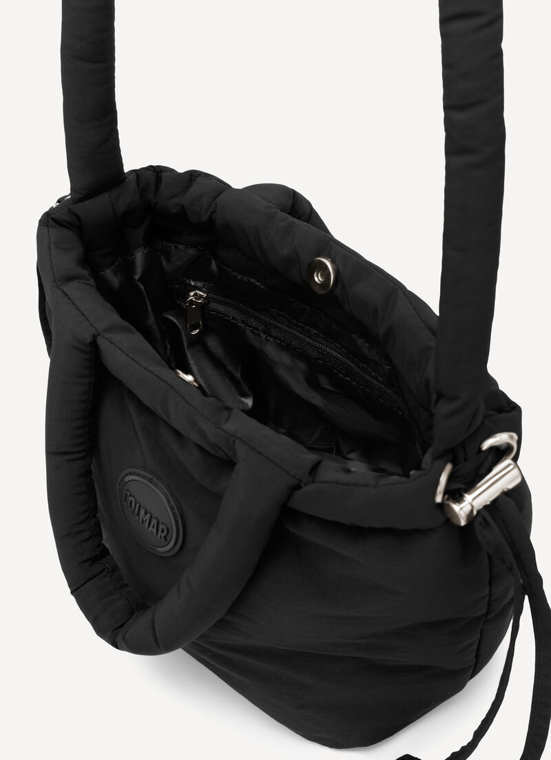 Puffy bucket bag