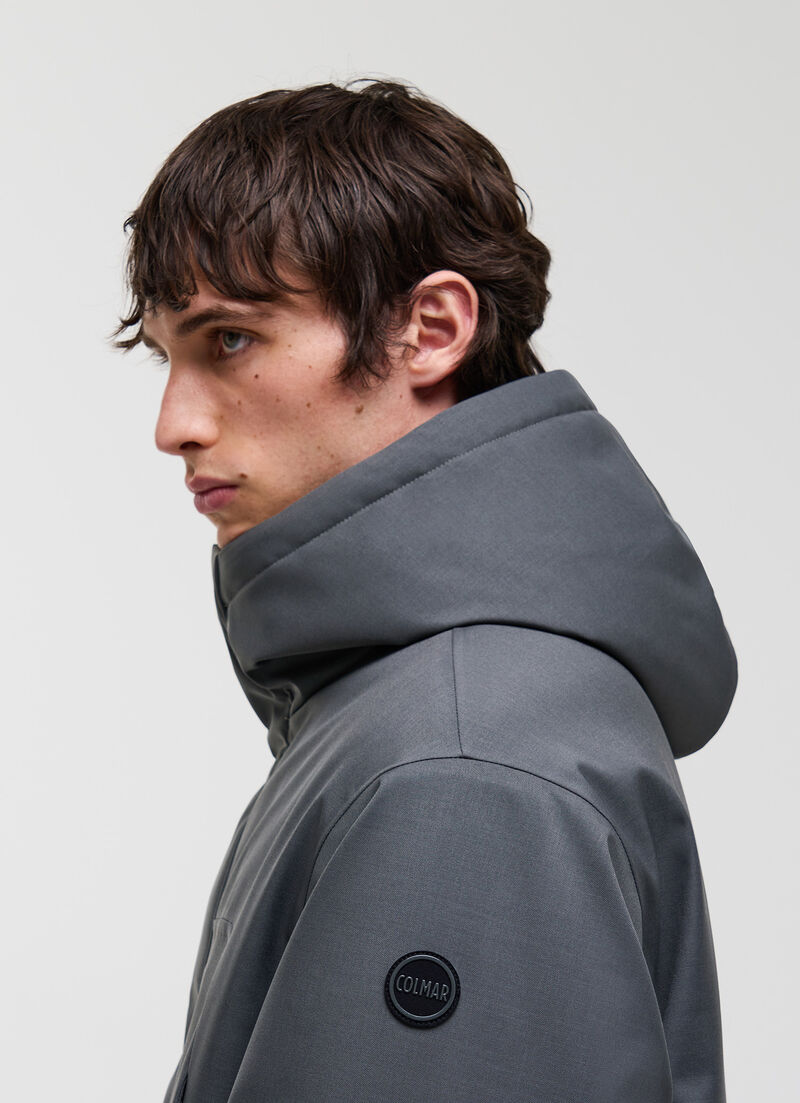 Padded parka with hood