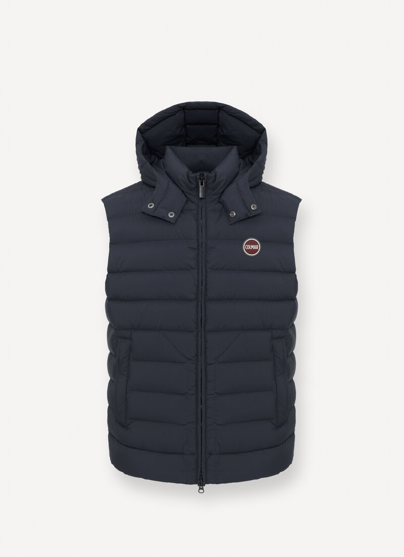 Vest with hood