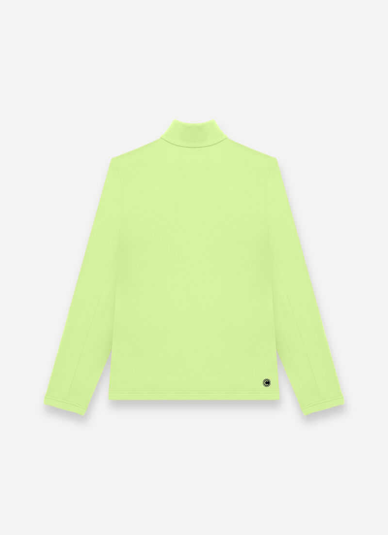 Half-zip stretch ski fleece