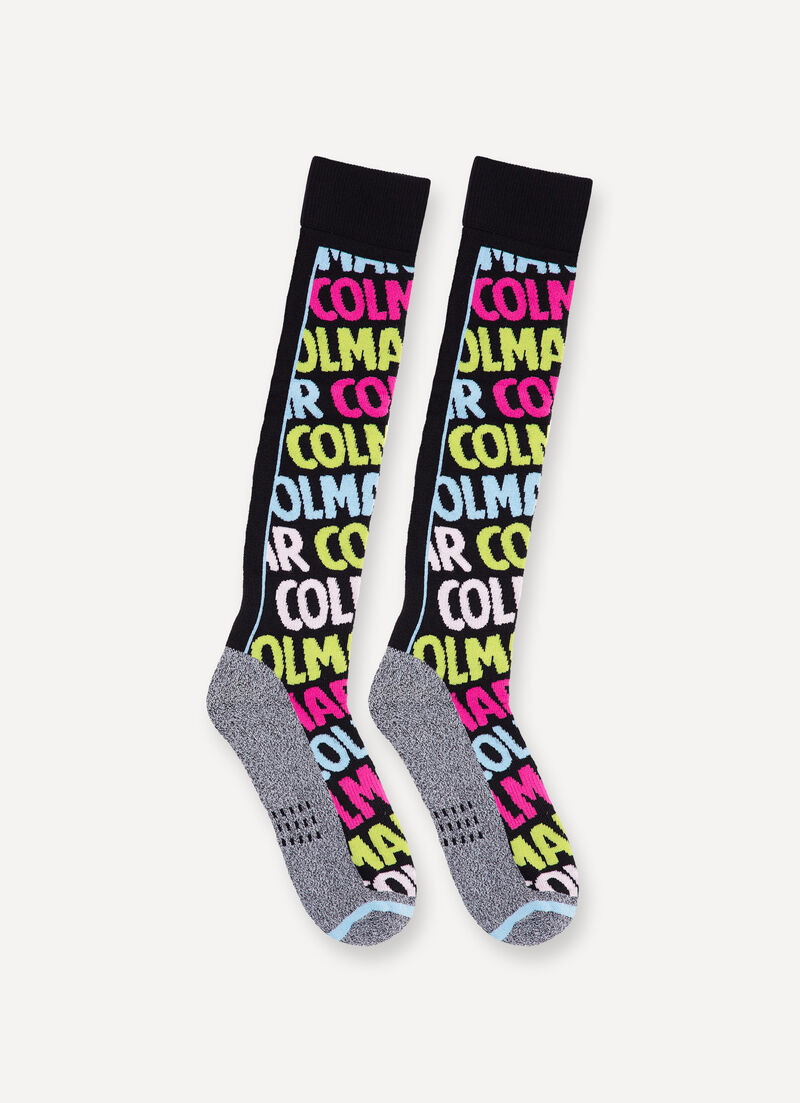 Unisex branded ski socks
