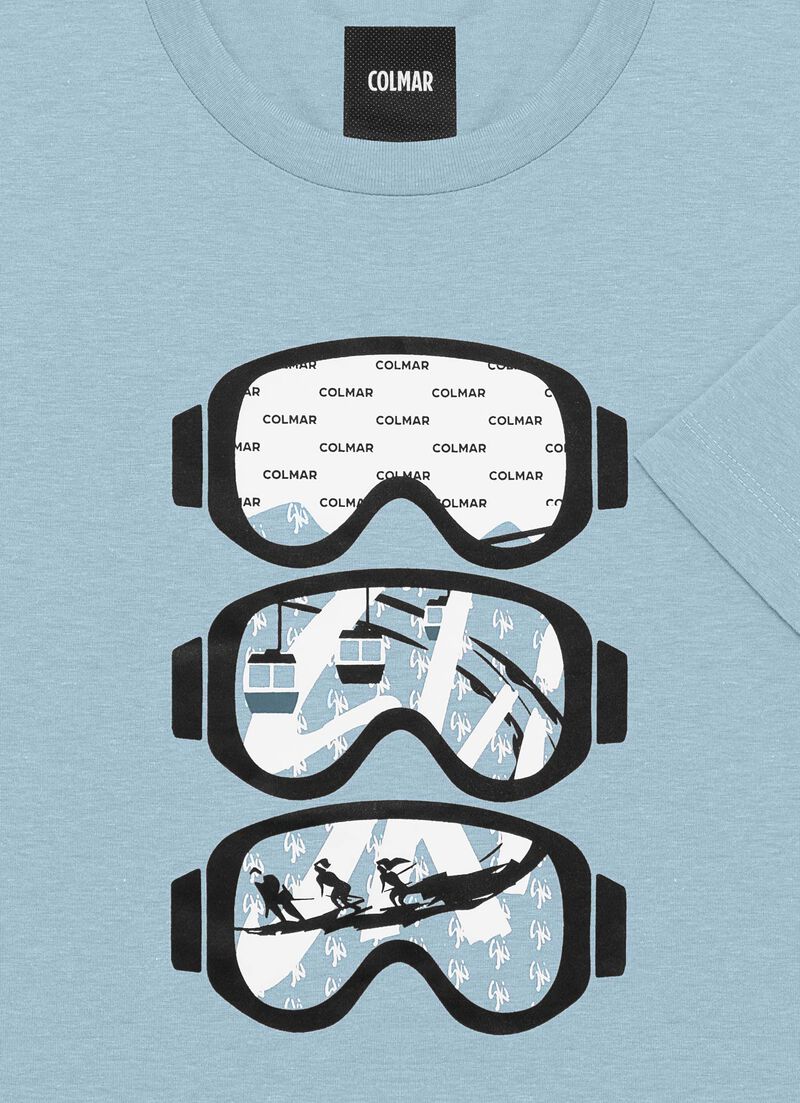 T-shirt with maxi print