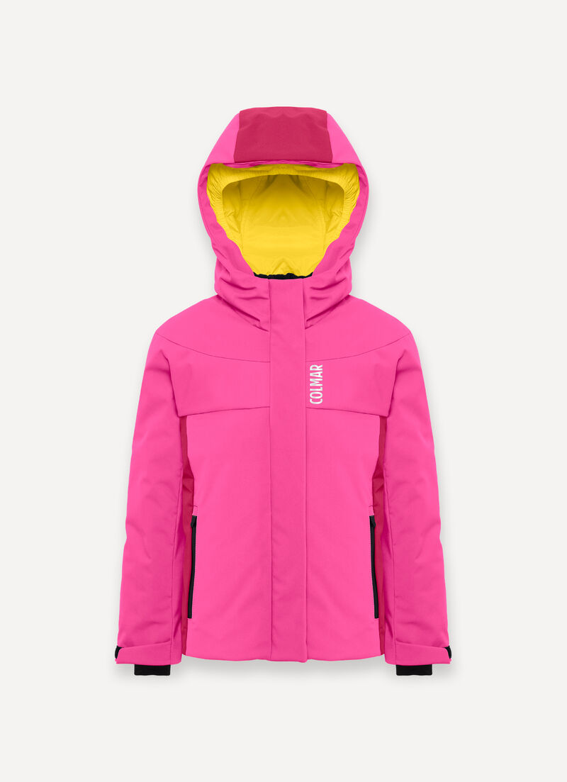 Girl's mechanical stretch ski jacket