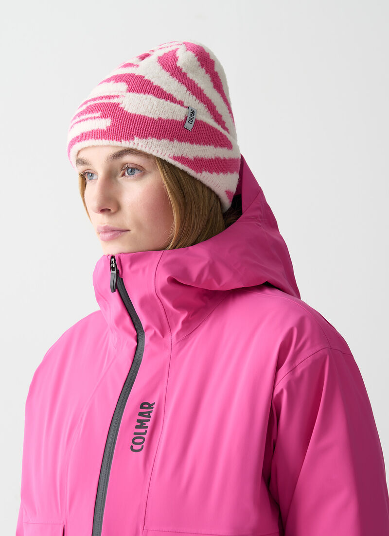 Jacket with insulating down jacket