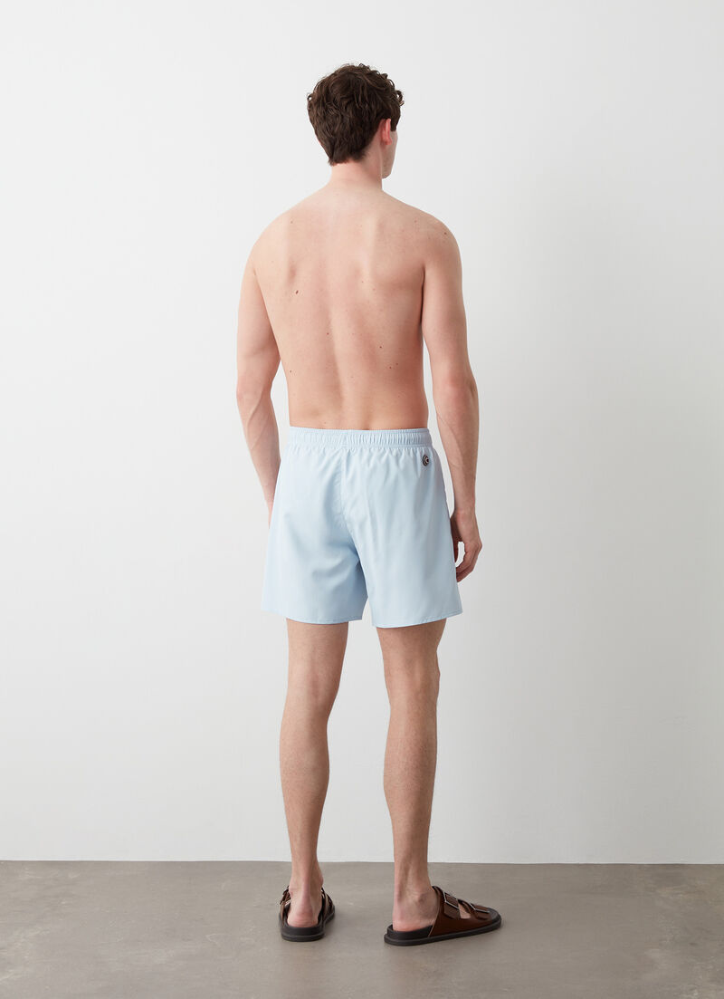 Solid-colour swimsuit