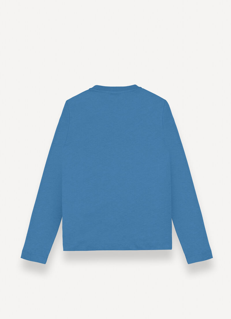 Long-sleeved cotton T-shirt