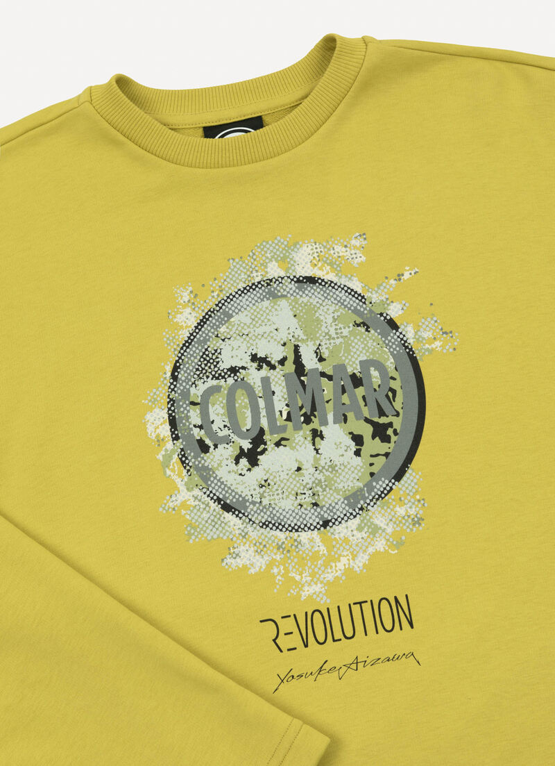 Sweatshirt with camouflage logo