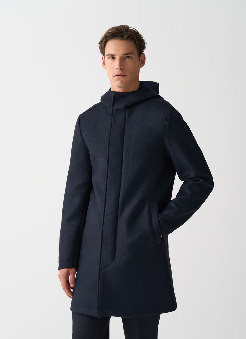 Coat with hood