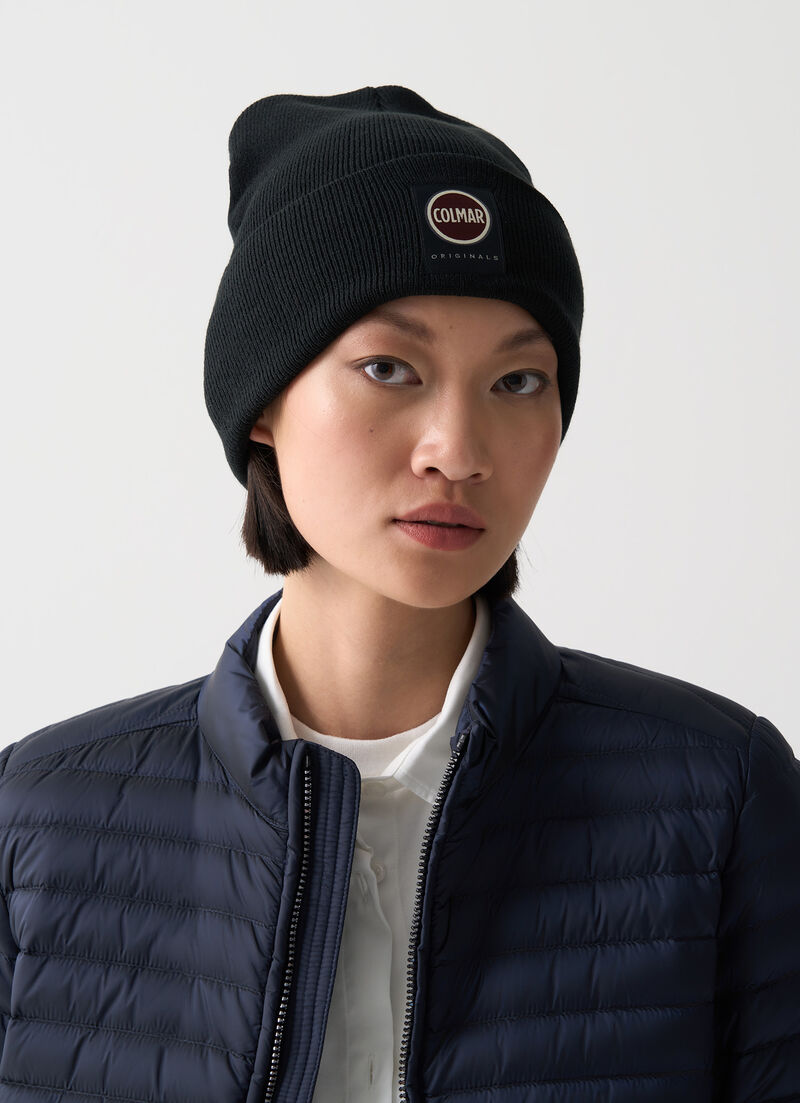 Unisex hat with turn-up cuff