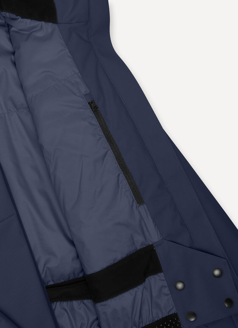 Two-fabric ski jacket