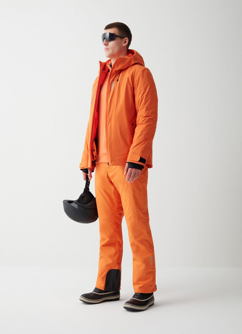 3-layer ski jacket with quilted lining