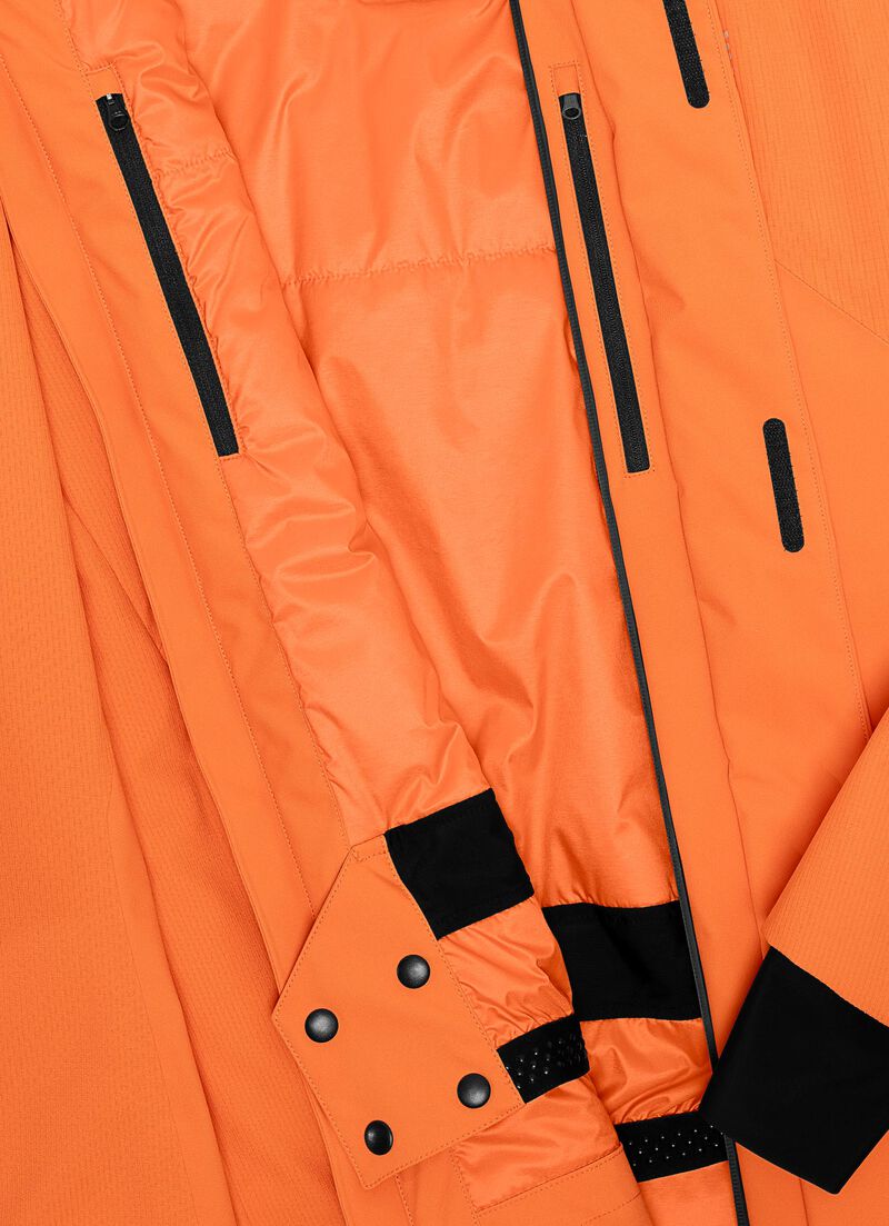 Hooded ski jacket