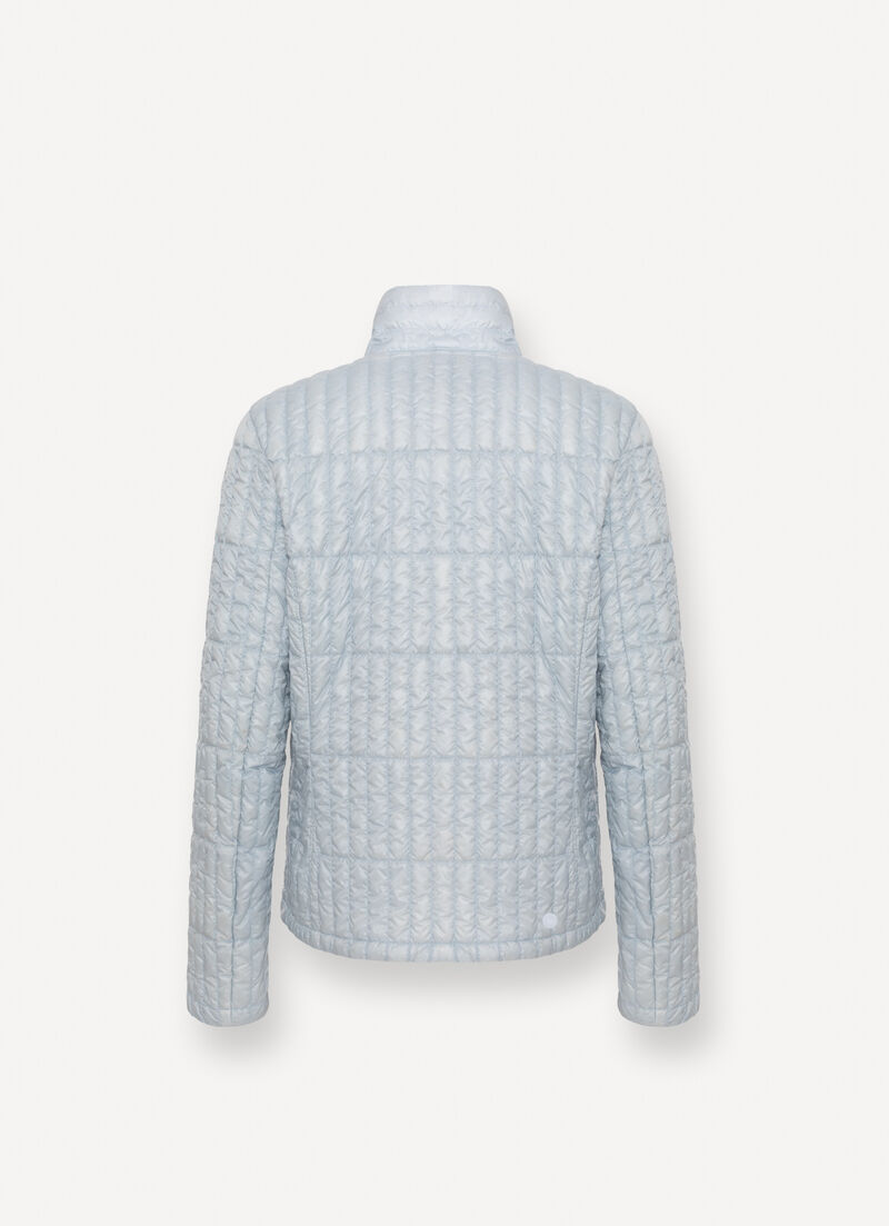 Shiny ultralight down jacket