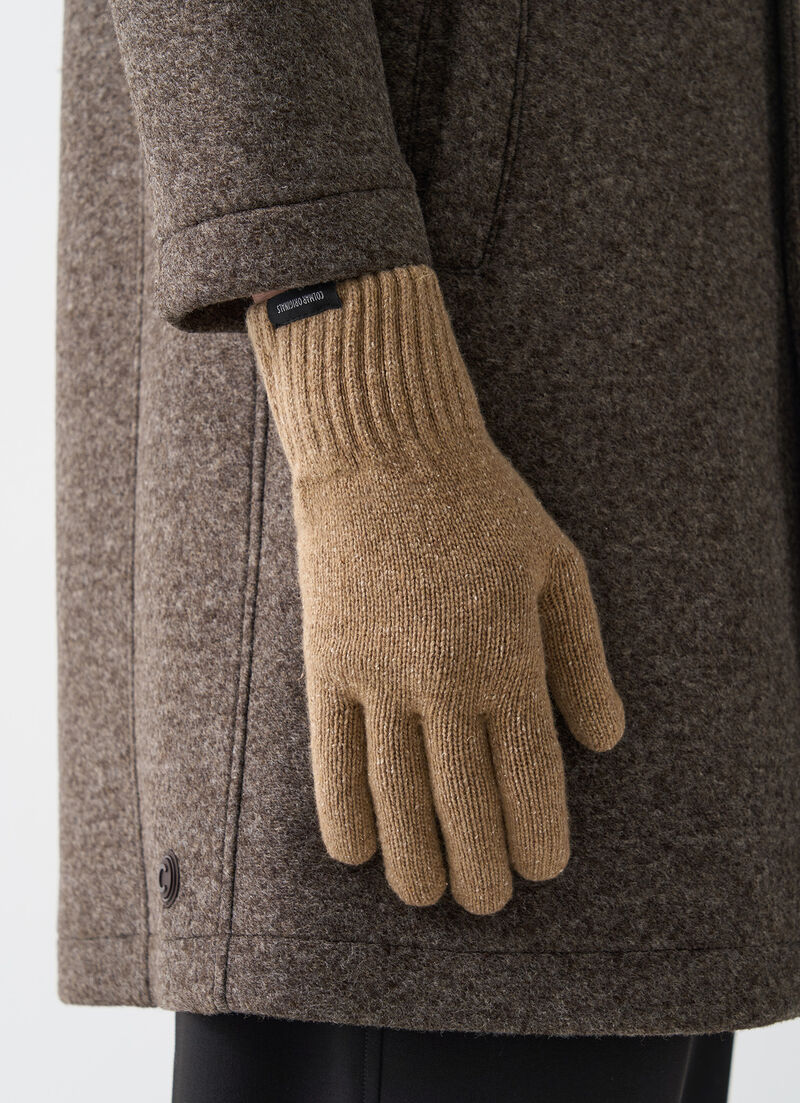 Unisex melange gloves