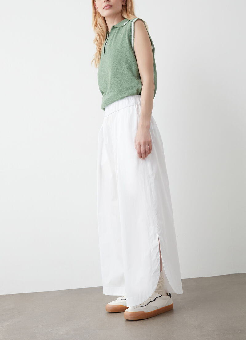 Wide-leg trousers