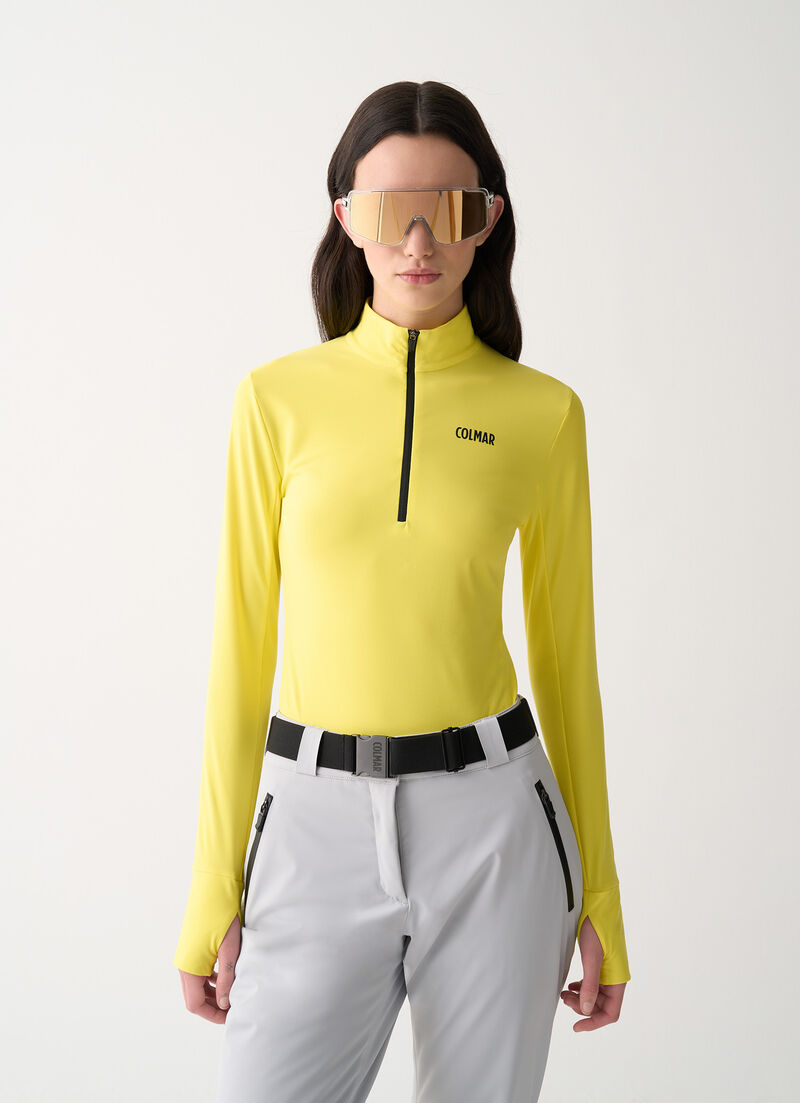 Stretch fleece bodysuit