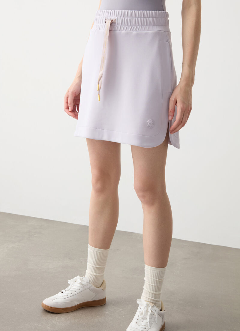 Sweatshirt-fabric skirt